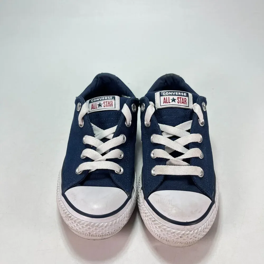 Converse Chuck Taylor All Star Street Navy Blue Low Top Sneakers Youth Size 2